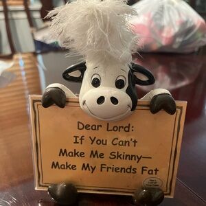 Cow decoration as is